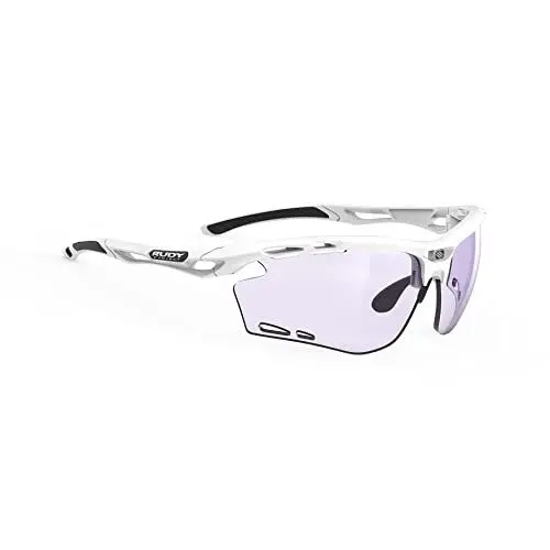 Produktbild: Rudy Project Unisex Propulse Padel White Gloss Impactx Photochromic 2laser Purple Sonnenbrille, weiß, One Size