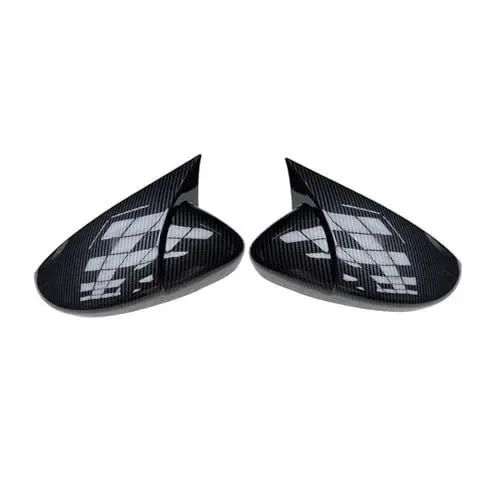 Produktbild: Rückspiegelabdeckung Für G&olf 6 MK6 Für G&TI Für G&TD 2009 2010 2011 2012 2013 Auto-Seitenspiegelabdeckung, 2x Seitenrückspiegelkappenabdeckung In Carbon-Optik Spiegelkappen Außenspiegel(1 set Carbon