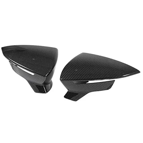 Produktbild: Rückspiegelkappe, Yctze Paar Rückspiegel-Schutzabdeckungen Links Rechts Ersatz für SEAT Leon Mk3 5F ST FR Cupra 2013-2019 (Kohlefaser-Stil)