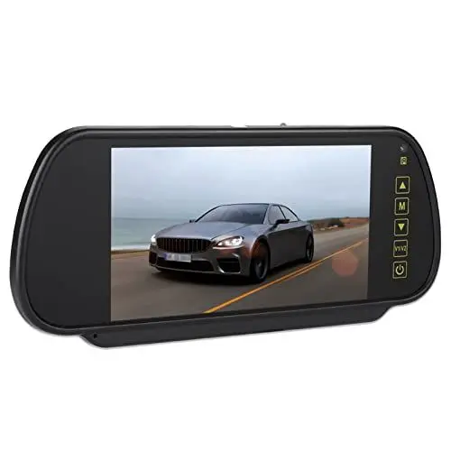 Produktbild: Rückspiegel-Monitor, 7 Zoll LCD-Display, Neue Spiegelkamera, Dashcam, 30 X 17 X 6 cm, Rückspiegel-Monitor, 7 Zoll LCD-Display, Rückfahrkamera-Monitor Rückfahrkamera