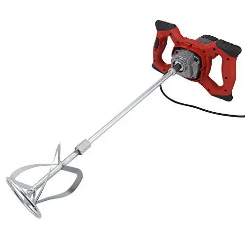 Produktbild: Rührwerk Farb Mörtelrührer 1500W Betonrührer Mörtelmischer mit 6 einstellbaren Geschwindigkeiten Aluminium-Getriebegehäuse Ergonomische Handgriffe Effizient 220V 80 * 19.5cm