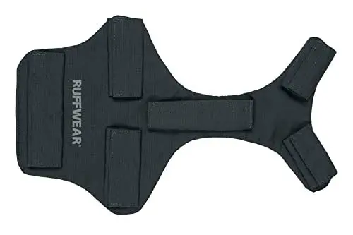 Produktbild: RUFFWEAR Bürstenschutz Hund Brustschutz & Hebeunterstützung für Hunde, Hunde-Brustgeschirr hinzufügen On, Hunde-Rucksack-Tragetasche Stabilisator für kleine Hunde, Basalt Grey, Large/X-Large