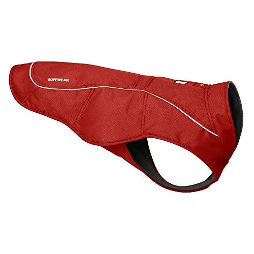 Produktbild: RUFFWEAR Overcoat Jacket, Abriebfester Hundemantel mit Fleecefutter für Kaltes Wetter, Red Clay, Small