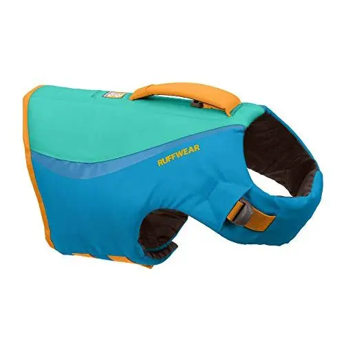 Produktbild: Ruffwear Float Coat Hundejacke, Auftrieb und Auftrieb, Hundeweste für sicheres Schwimmen, Bootfahren, Wassersport, Blue Dusk, Small