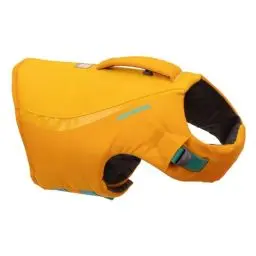 Produktbild: Ruffwear Float Coat Hundejacke, Auftrieb und Auftrieb, Hundeweste für sicheres Schwimmen, Bootfahren, Wassersport, Wave Orange, X-Large