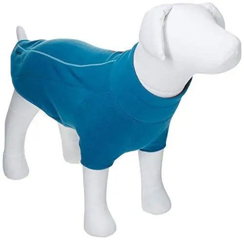 Produktbild: Ruffwear Hunde-Fleece-Jacke, Winddicht, Kleine Hunderassen, Größe: S, Blau (Baja Blue), Climate Changer, 05502-450S