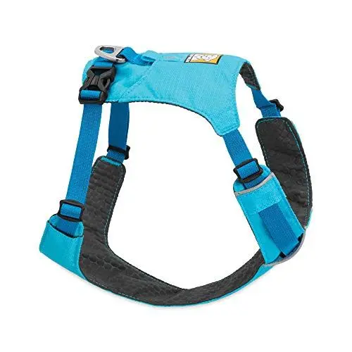 Produktbild: Ruffwear Leichtgewicht-Hundegeschirr, Miniatur-Hunderassen, Größenverstellbar, Größe: XXXS, Blau (Blue Atoll), Hi & Light Harness