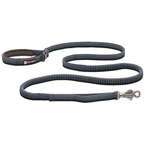 Produktbild: Ruffwear, Roamer Bungee-Hundeleine zum Laufen, Radfahren oder Wandern, kann mit der Hand oder ohne Hände verwendet Werden, Grey Granite, 5.5-7ft