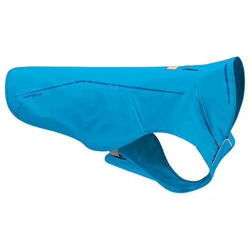 Produktbild: Ruffwear Wasserdichte Regenjacke für Hunde, Miniatur-Hunderassen, Größe: XXS, Blau (Blue Dusk), Sun Shower, 05302-407S2