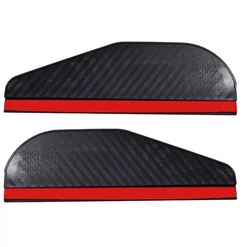 Produktbild: Ruibow Auto Rückspiegel Regenschutz Augenbraue Universal Augenbraue Kohlefaser Seitenspiegel Flexible Wing Mirror Rain Deflector Seitenspiegel Regenschutz für die meisten Autos,LKWs
