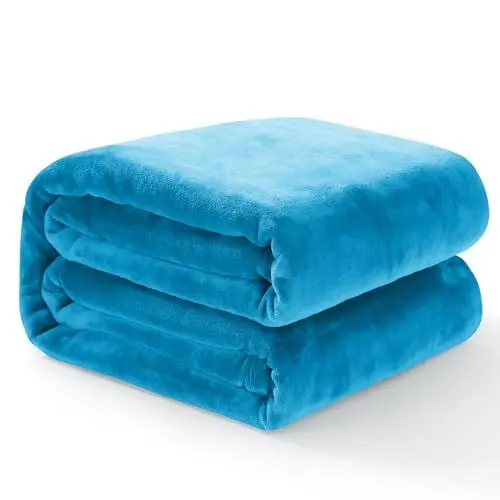 Produktbild: RUIKASI Kuscheldecke Flauschig Riesig Petrol - 230x270 cm Decke Sofa Warm, Fleecedecke Riesen Türkis Couchdecke, Überwurf als Wohnzimmer Weich für Winter