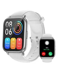 Produktbild: RUIMEN Smartwatch mit Telefonfunktion,Smartwatch für Damen Herren HD-Touch Screen Fitnessuhr mit SpO2-Überwachung Pulsuhr Schlafmonitor Schrittzähler Uhr Multi Trainingsmodi für Android iOS