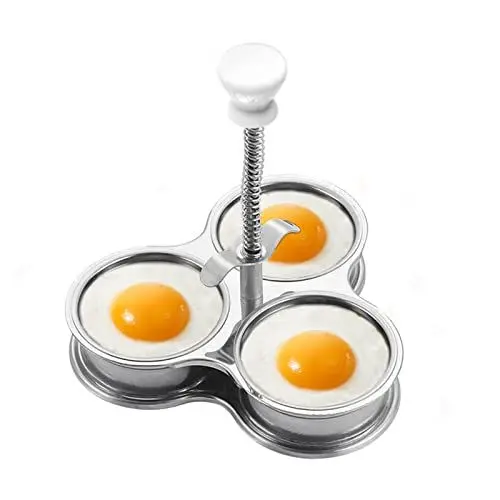 Produktbild: Ruiqas Egg Boiler Poacher Stainless Steel Egg Cups Kitchen Gadget Easy To Use For Poached Eggs Brunch Breakfast