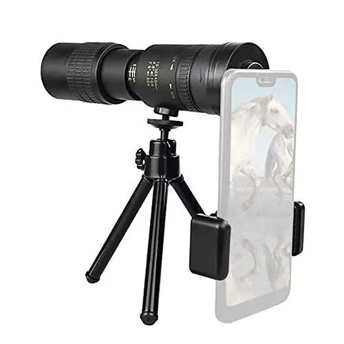 Produktbild: ruist-eu 4K 10-300X40MM Super-Telezoom-Monokular-Teleskop mit Stativ und Fotoclip Wasserdicht für Wildtiere Vogelbeobachtung Jagd Camping Reisen Wildtiergeheimnis