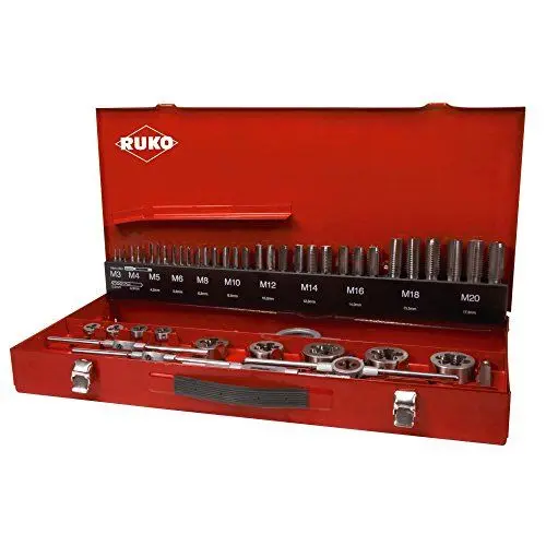 Produktbild: RUKO 245040 - Juego herramientas de roscar (54 piezas)