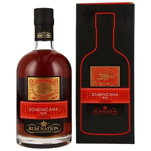 Produktbild: Rum Nation Dominicana 8 Jahre 40,9% Vol. 0,7 Liter