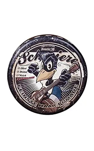 Produktbild: Rumble59 Schmiere Limited Edition knüppelhart - 6 String Steve - Pomade Herren - Haarwachs Männer für starke Haare, Haarstyling Hair Wax Men Pomade 140ml