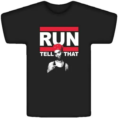 Produktbild: Run Tell That Antoine You Tube Funny Joke T Shirt Black S
