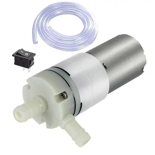 Produktbild: RUNCCI-YUN 6V-12V Micro Motorpumpe, Aquarium wasserpumpe mini, Wasserkühlpumpe selbstansaugend 370 DC 12 V Mini Wasser Saugpumpe,Membranpumpe Geräuscharm,für Tee Maschine Aquarium Wasserspender