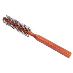 Produktbild: Rundbürste für Kurzes Haar, Runde Styling-Haarbürste, Lockenwickler, Kleine Holzbürste, Runde Unisex-Holz-Haarstyling-Werkzeug, Curling-Haarbürste Zum Föhnen, Heimgebrauch