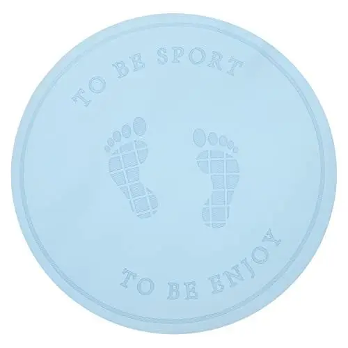 Produktbild: runde Sprungmatte gymnastikmatten turnmatten gymmatte yoga polster gym polster gym mat antirutschunterlage verdicken Trainingsmatte Auto balancieren schmücken Fitness Teppich tpe