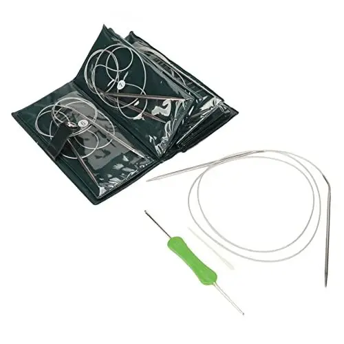 Produktbild: RUNDSTRICKNADEL-SET AUS EDELSTAHL, MULTIFUNKTIONALE STRICKWERKZEUGE FÜR DIY-PROJEKTE