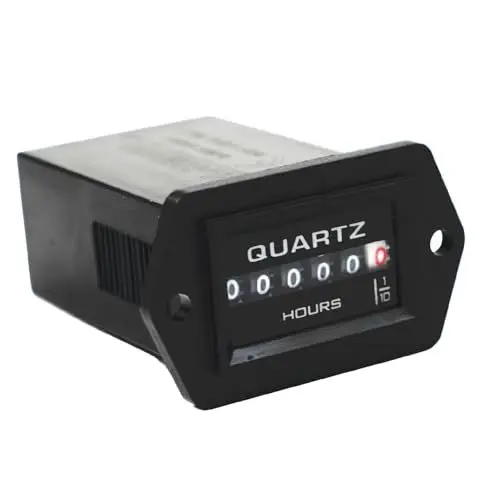 Produktbild: Runleader Digitaler Betriebsstundenzähler,Gesamtbetriebsstundenrekord für Rasenmäher-Wechselrichtergenerator Club-Autowäscher (AC110V-250V)