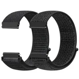 Produktbild: Runostrich 20mm Nylon Sport Armband kompatibel mit Samsung Galaxy Watch 7/6/5/4/FE 40mm 44mm/Watch 6/4 Classic 43mm 47mm 42mm 46mm/Watch5 Pro 45mm/Active 2 44mm 40mm/Garmin Vivoactive 5/Vivoactive 3