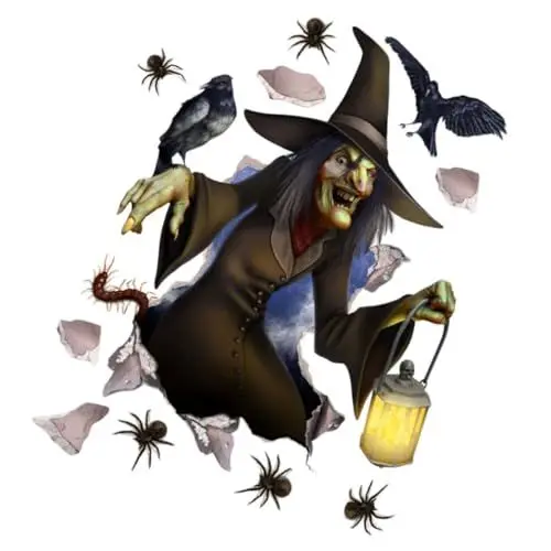 Produktbild: RUNROTOO 1Stk Halloween-Wandaufkleber Halloween-Cartoon-Aufkleber Halloween-Wanddekoration wandsticker schlafzimmer wandtattoos für schlafzimmer Hintergrund Schmücken Party-Wanddekoration