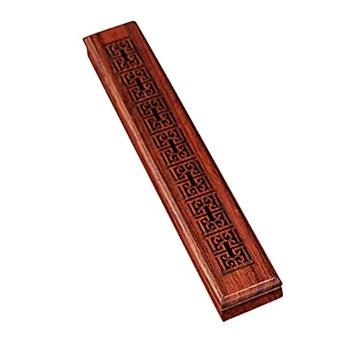 Produktbild: RUNROTOO 1 Stück Karton kreative Räucherstäbchen Räucherstäbchenhalter aus Holz Schatzkiste räucherkiste räucherkästchen aromatisch Räuchergefäß Sarg Schatztruhe Büro Xiangtai