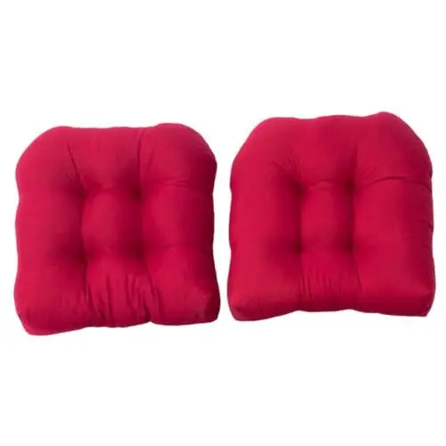 Produktbild: RUNROTOO 2St U-förmiges ergonomische kopfkissen sitzunterlage Stuhlkissen für den Außenbereich Stuhlkissen für Gartenmöbel Outdoor-Matte büro zubehör Sitzkissen für Korbsessel Sanft
