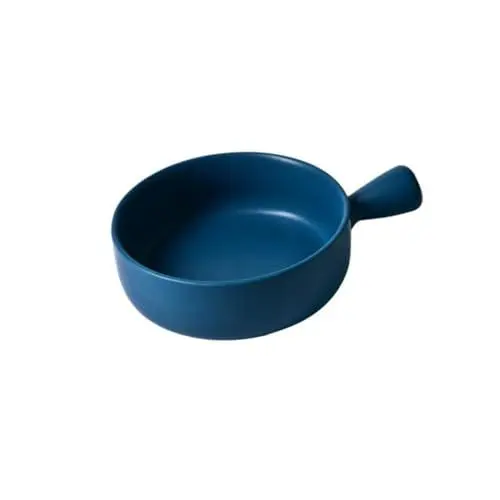 Produktbild: RUNROTOO Küchenwaren Frühstücksschale Aus Keramik Salatteller Keramik Ofenplatte Zum Backen Broiler Sichere Schalen Ofenfeste Suppentassen Runde Keramik Eierkuchen Nordisch