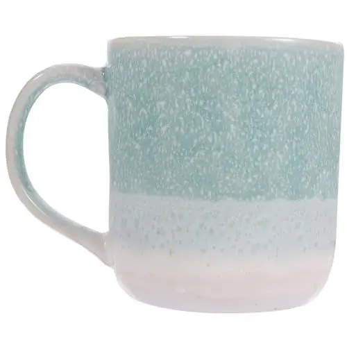 Produktbild: RUNROTOO Zweifarbiger Becher Espresso-k-tassen Großer Henkelbecher Latte Tasse Wasserbecher Zum Verschenken Milchbecher Frühstücksserver 13 Unzen Kaffeetassen Keramik Tragbar Ton Liebhaber