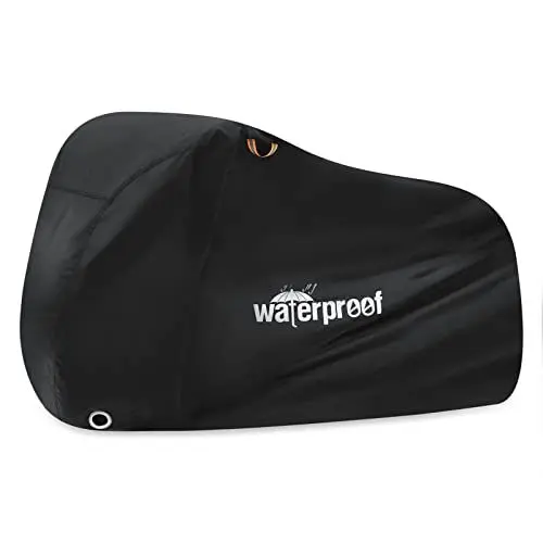 Produktbild: Fahrradgarage Draussen Fahrradabdeckung Wasserdicht , Fahrradabdeckung Wetterfestes Winddes Fahrradbezug Regenabdeckung mit Tragetasche für Mountain Road Bike Regenabdeckung