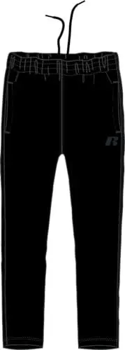 Produktbild: RUSSELL ATHLETIC A20082-IO-099 Open Leg Pant Pants Herren Black Größe XL