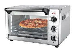Produktbild: Russell Hobbs Backofen Airfryer (5-in-1: Heißluftfritteuse, Minibackofen, Grill, Toaster, Warmhaltefunktion) Express (20l, Pizza Ø 30cm, inkl. Frittierkorb, Backblech&Grillrost) Umluft- Ofen 26680-56
