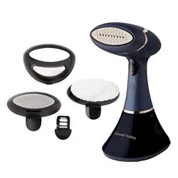 Produktbild: Russell Hobbs Dampfglätter Bügeleisen Multi Steam Genie Pro Aroma (1800W, 32g/min Dampf, Reisebügeleisen inkl. 3 Aufsätze: Kleidung, Vorhänge, Polstermöbel) 28041-56, Bronze