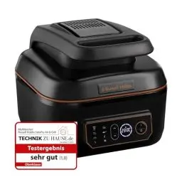 Produktbild: Russell Hobbs Heißluftfritteuse XL 5,5L Multi Rapid AirFryer (Air Fryer / Grill / Multikocher) SatisFry (spülmaschinenfest, Ober-&Unterhitze, kein Schütteln mehr, Slow Cooker, Backen, etc.) 26520-56