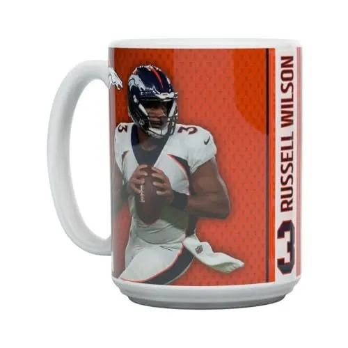 Produktbild: Great Branding Russell Wilson Motion Denver Broncos NFL Tasse 450ml