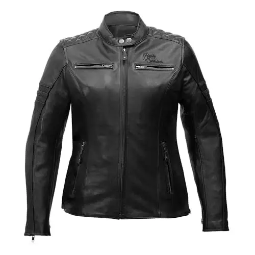 Produktbild: Rusty Stitches Jari Motorrad Lederjacke Braun S