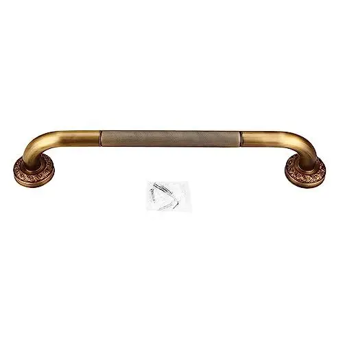 Produktbild: rutschfest Haltegriffe 48cm Bad Haltegriffe für Senioren und Kinder Handgriff Haltegriff Kupfer rutschfest für Bad Badewanne Dusche Farbe Bronze
