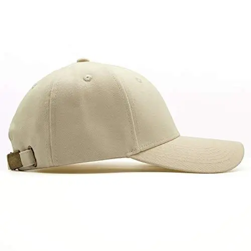 Produktbild: Ruyosn Kappe Herren Basecap Damen Verstellbar Cappy Waschbar Klassische Baseball Cap Unisex Sonnenschutz Baseballkappe Baumwolle Mütze Atmungsaktiv für Sport Wandern Ausflug Khaki