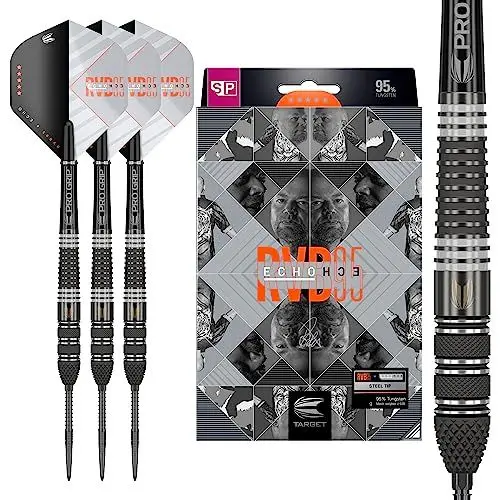 Produktbild: RVB x Echo 21G 95% Tungsten Swiss Point Steel Tip Darts Set