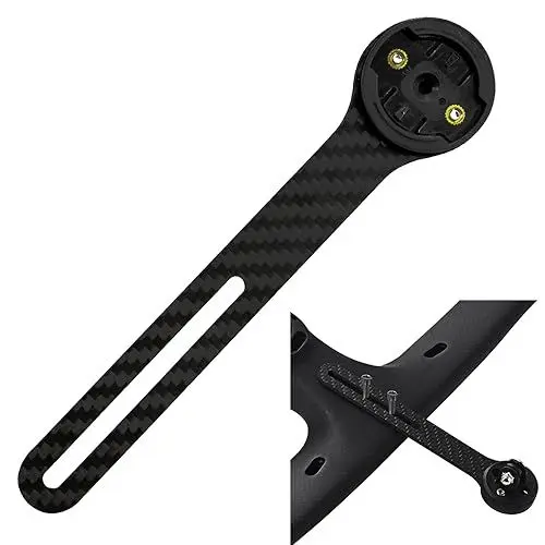 Produktbild: RXL SL Fahrrad Lenker GPS Geräte Halter Fahrradcomputer Halterung Kohlefaser Integrierte Fahrradcomputer GPS Halterung Kompatibel mit Garmin/Cateye/Wahoo und Bryton