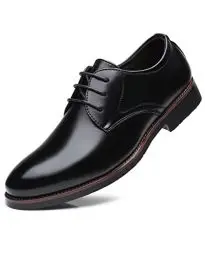Produktbild: Ryehack Männer formelle Schuhe Leder Oxford Schuhe Schnürschuhe Schwarz Schuhe Business Derby Schuhe Anzug Smoking Schuhe