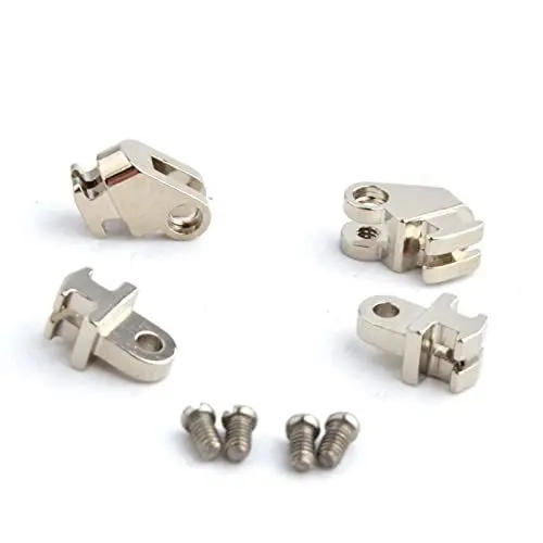 Produktbild: RYLILU 10 Sets optische Brillen-Brillenscharniere, Metall-Brillenscharniere, Schrauben-Kunststoff-Brillen-Reparaturzubehör.
