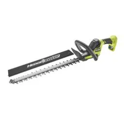 Produktbild: RYOBI 18 V ONE+ Akku-Heckenschere RY18HT50A-0 (Schnittgeschwindigkeit 1350 U/min, Messerlänge 50 cm, 24 mm Messerabstand, ohne Akku & Ladegerät im Karton), Grün