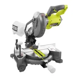 Produktbild: RYOBI 18 V ONE+ Akku-Kapp-/Gehrungssäge EMS190DCL (Sägeblattdurchmesser 190 mm, Leerlaufdrehzahl 4500 min⁻¹, Max. Gehrungswinkel links/rechts 45°/45° ohne Akku und Ladegerät)