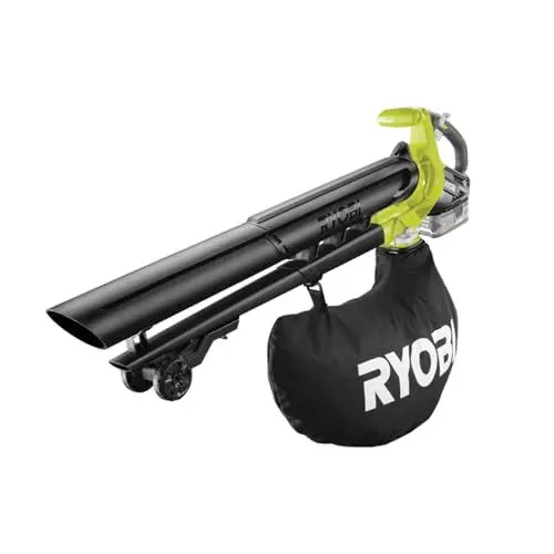 Produktbild: RYOBI 18 V ONE+ Brushless Akku-Laubsauger OBV18 (Luftmenge 6,0 m³/min, Luftgeschwindigkeit 200 km/h, Gebläsefunktion ohne Akku & Ladegerät im Karton)