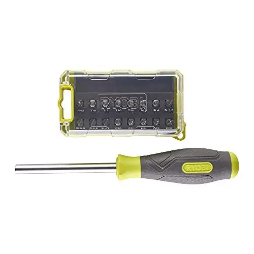 Produktbild: RYOBI RSD17PCS 17-teiliges gemischtes Schraubendreher-Set